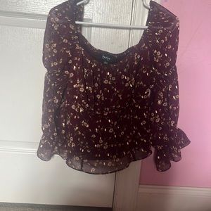 Puff sleeve by & by top